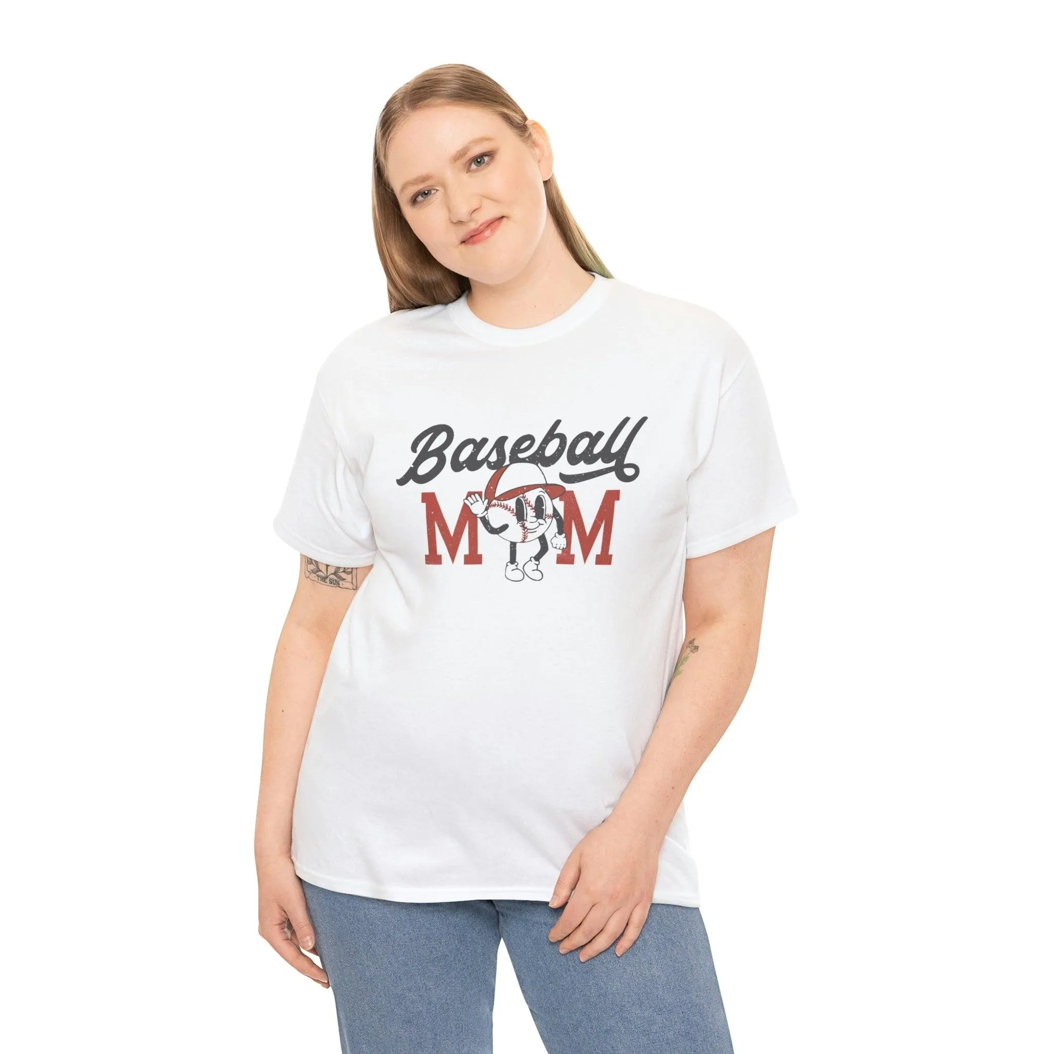 Hazel Blues® |  Retro Baseball Mom Graphic Tee