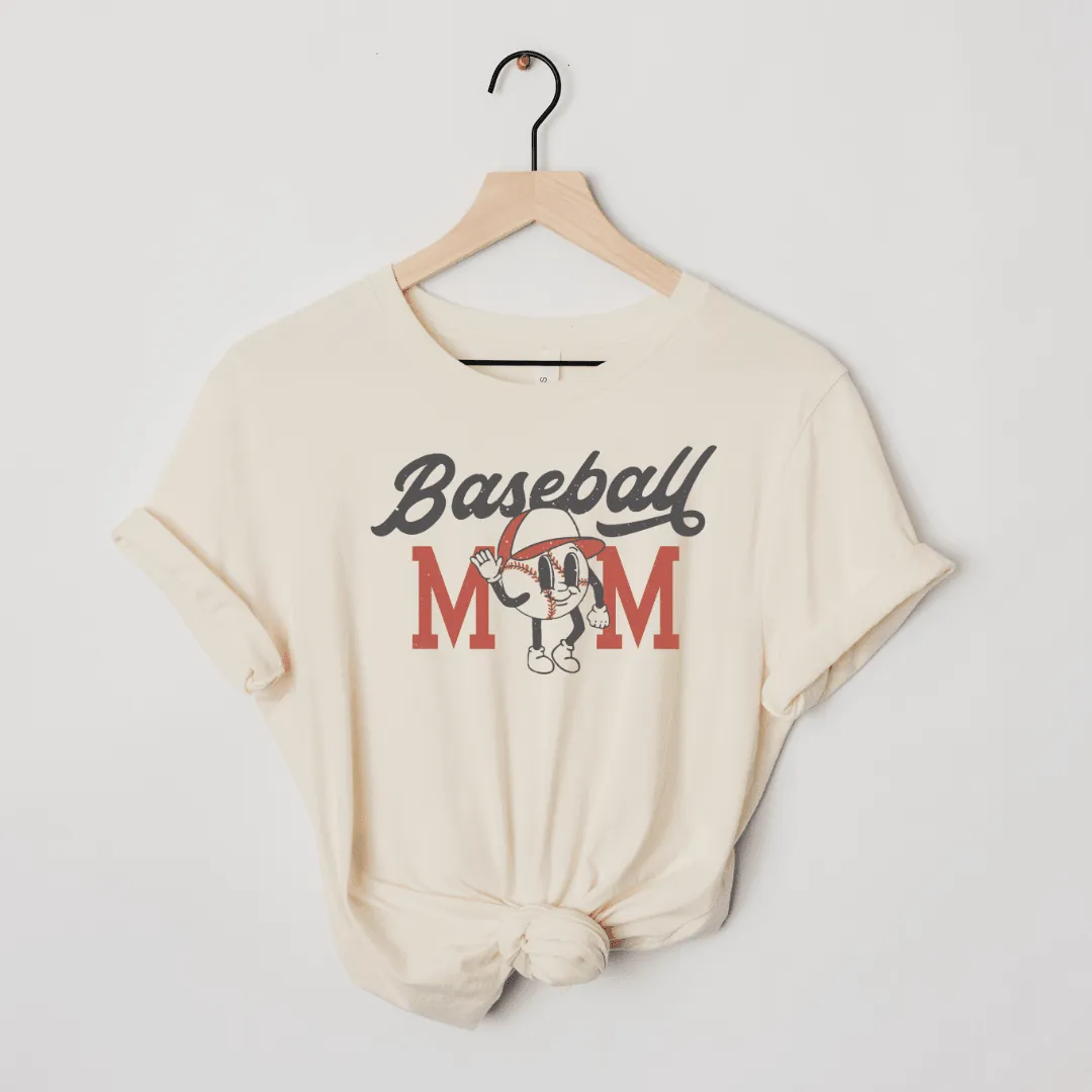 Hazel Blues® |  Retro Baseball Mom Graphic Tee
