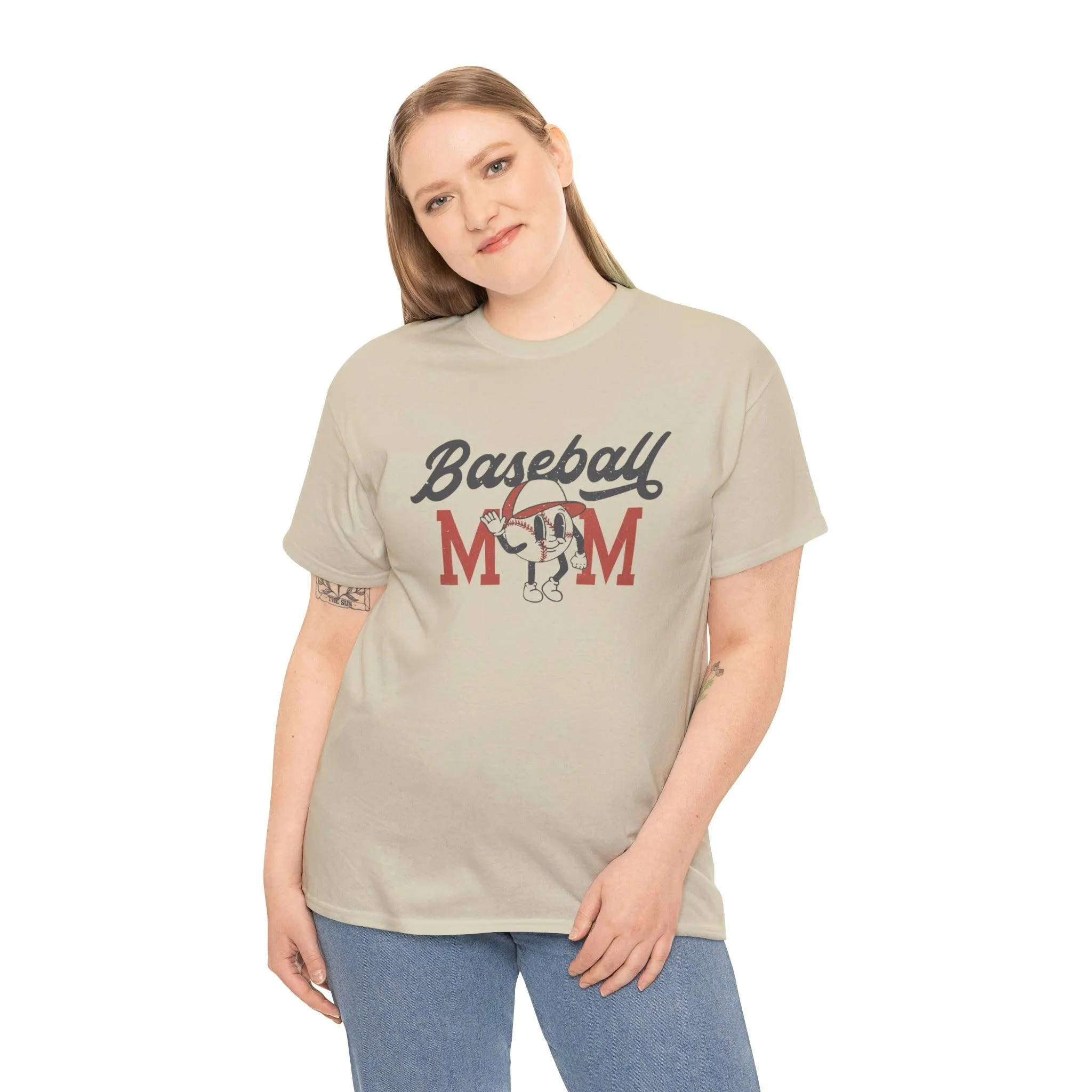 Hazel Blues® |  Retro Baseball Mom Graphic Tee