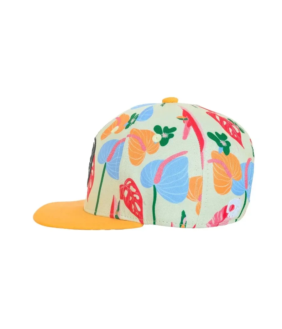 Headster Kids Paradise Cove Pastel Yellow Snapback Cap