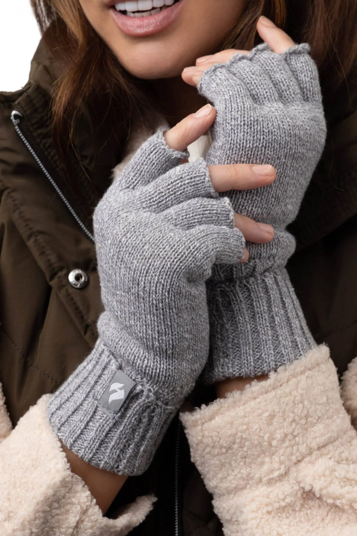 Heat Holders Ladies Fingerless Thermal Gloves
