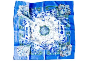 Hermes Azule Jos Scarf