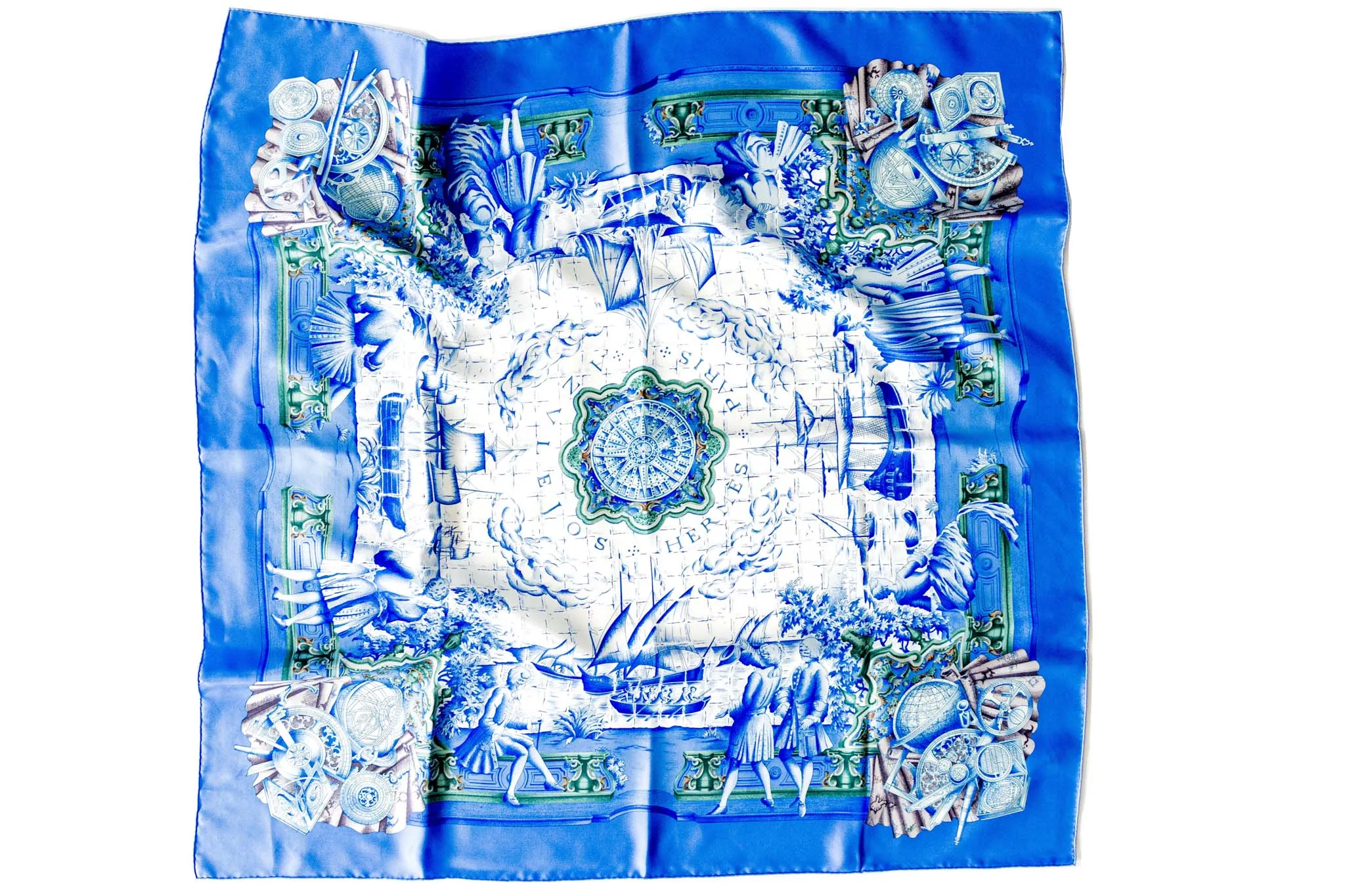 Hermes Azule Jos Scarf