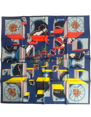Hermes NEW Springs Springs Bague 90cm silk scarf