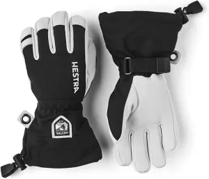 Hestra Heli Ski Jr Glove- Black 2025