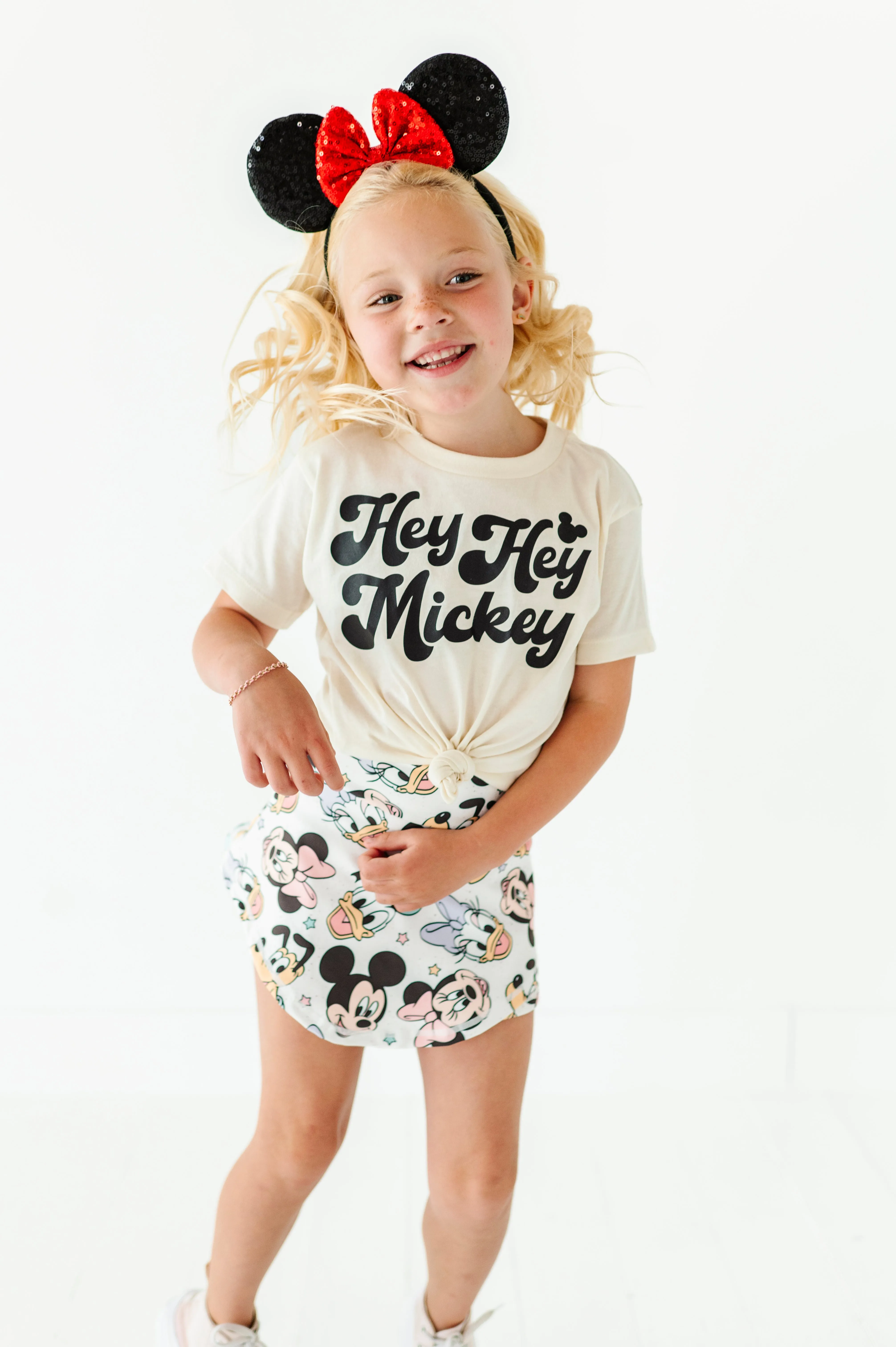 Hey Hey MICKEY | Tee (kids   adults) (*SHIPS MID-MARCH*)