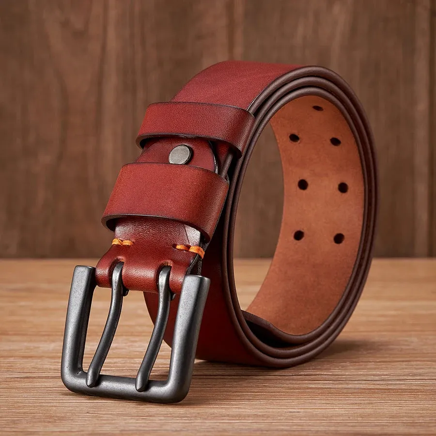 High-Quality Leather Designer Belt