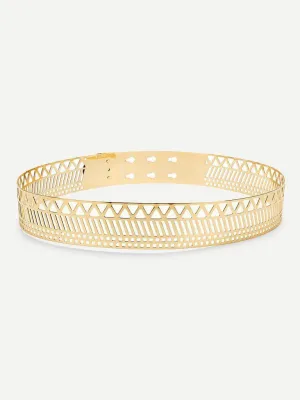 Hollow Out Wide Belt