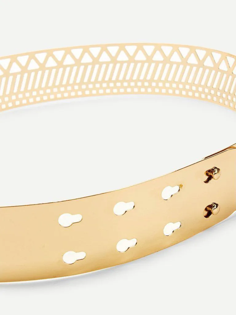 Hollow Out Wide Belt