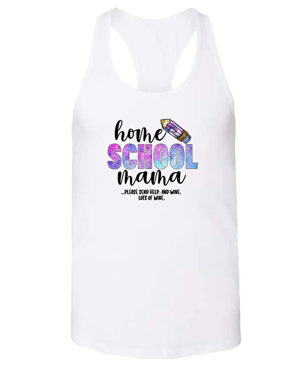 Home School mama tank top