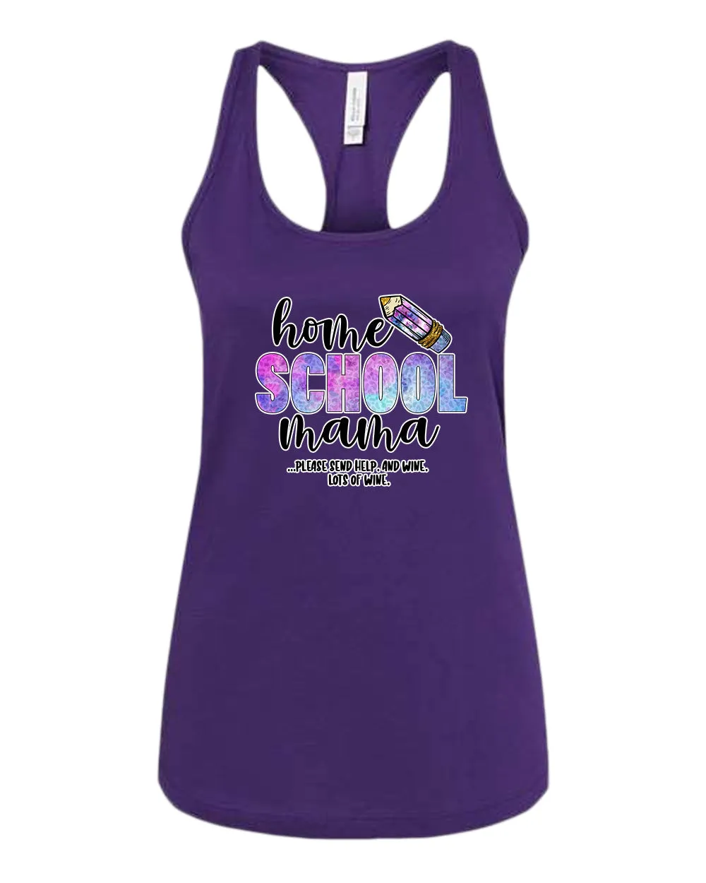 Home School mama tank top