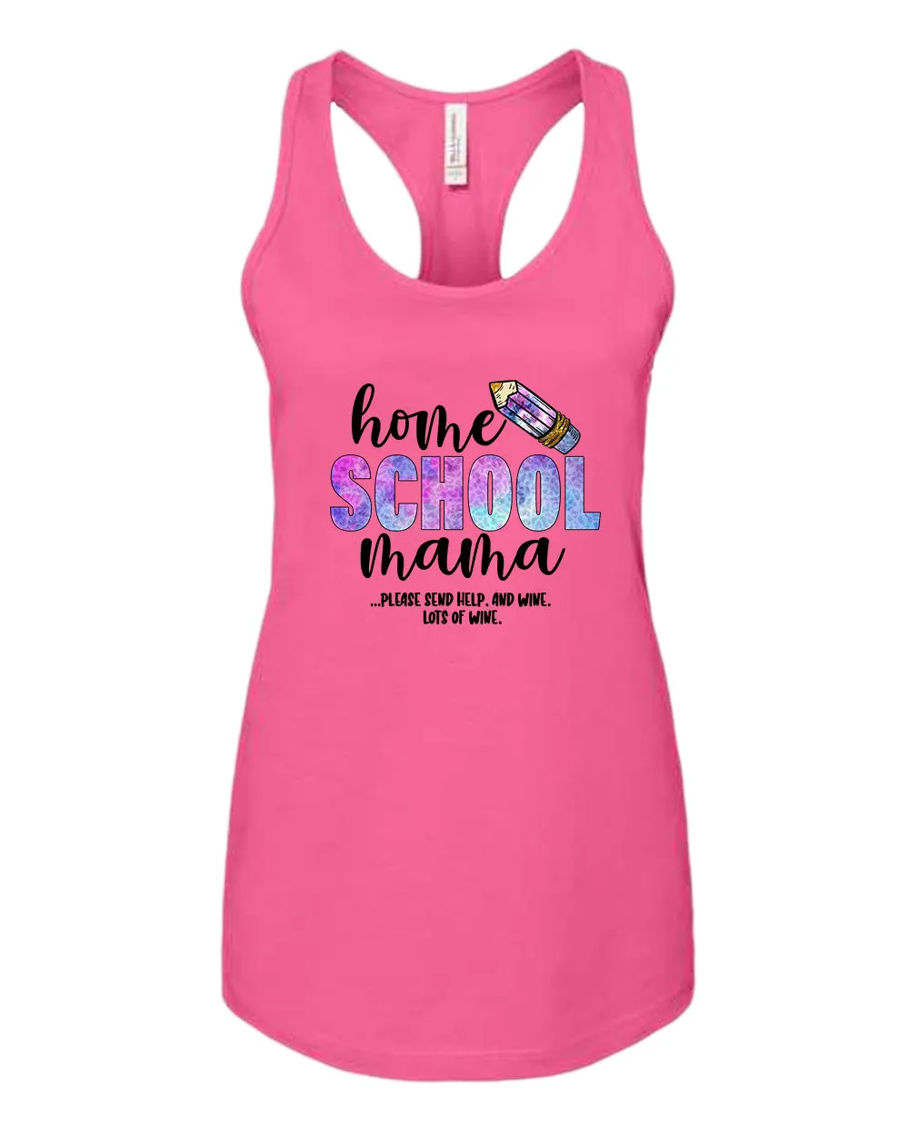 Home School mama tank top