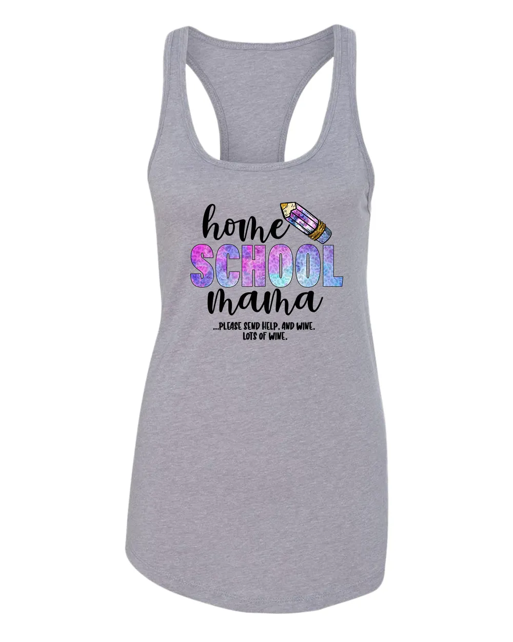 Home School mama tank top