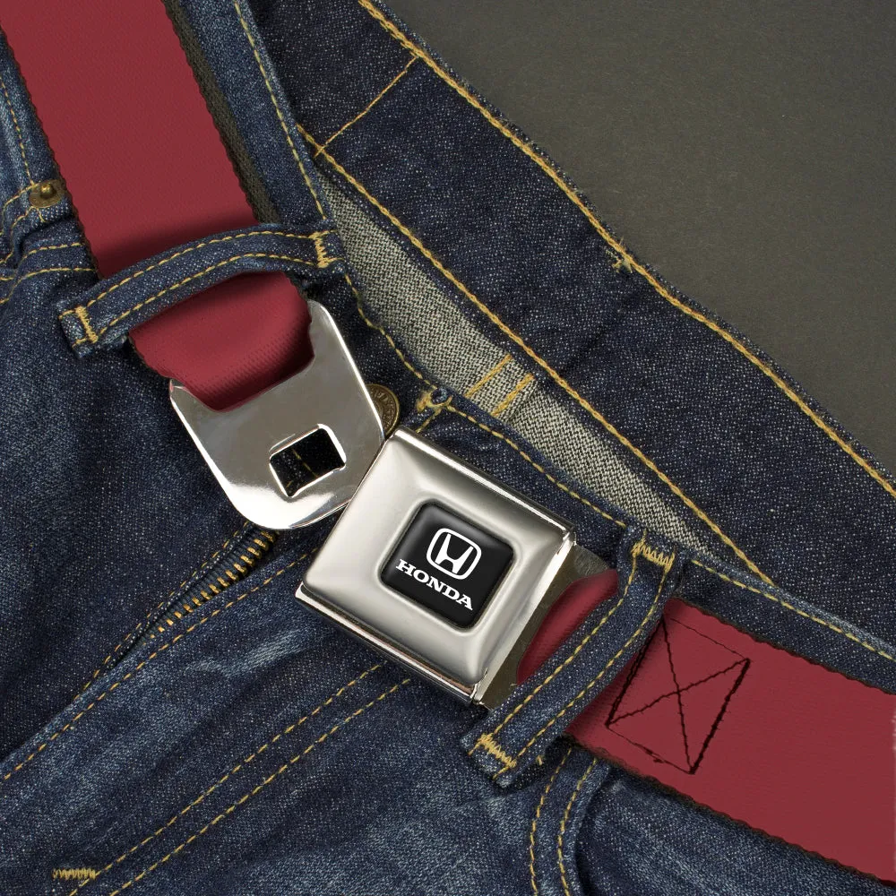 Honda Seatbelt Belt - Burgundy Webbing
