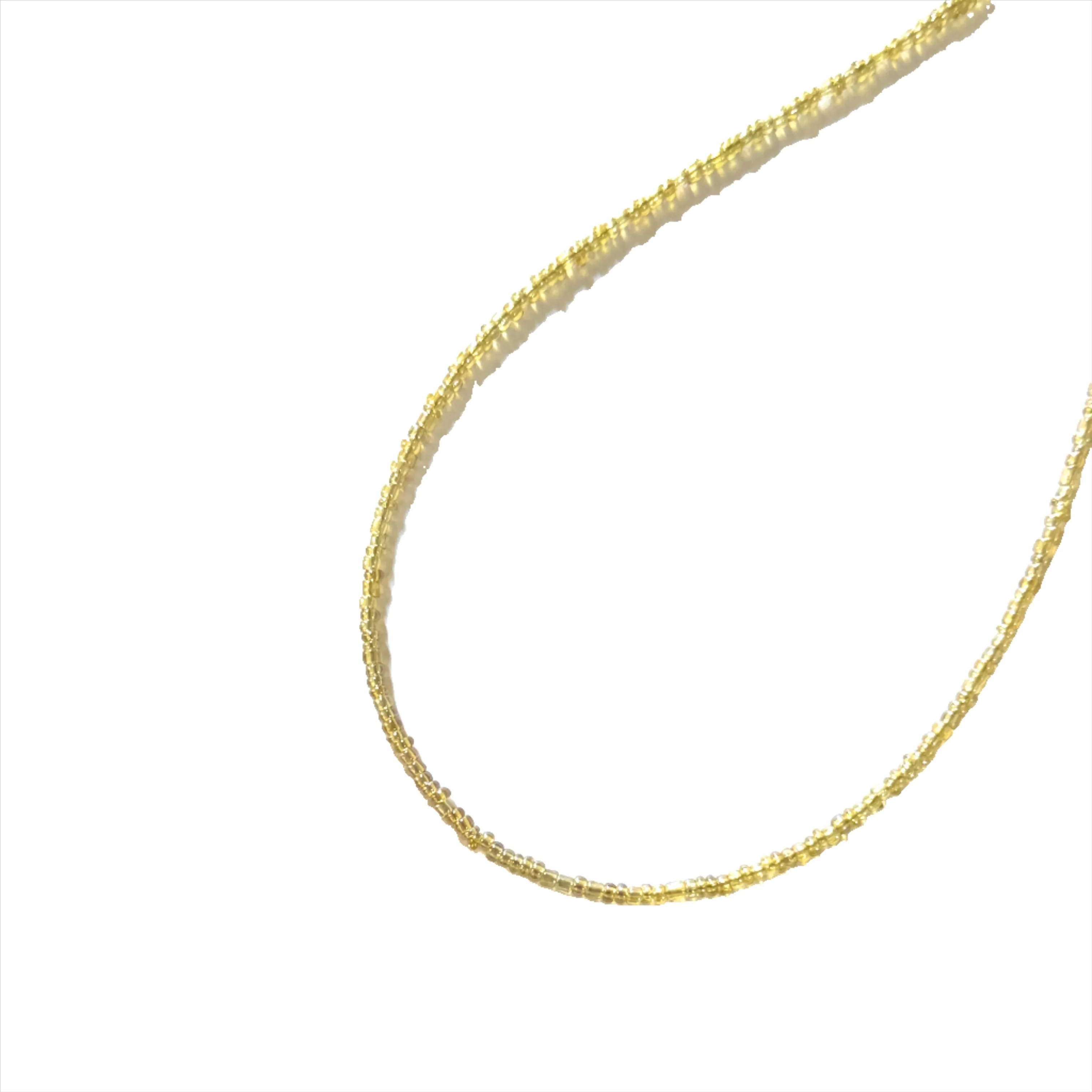 Honey Beaded Choker