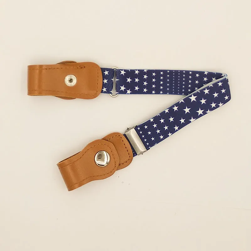 Hot New Children Elastic Belt Pants For Girls Boys Anti Deduction Belt Baby Nursery Essential Kid's Jeans Belt