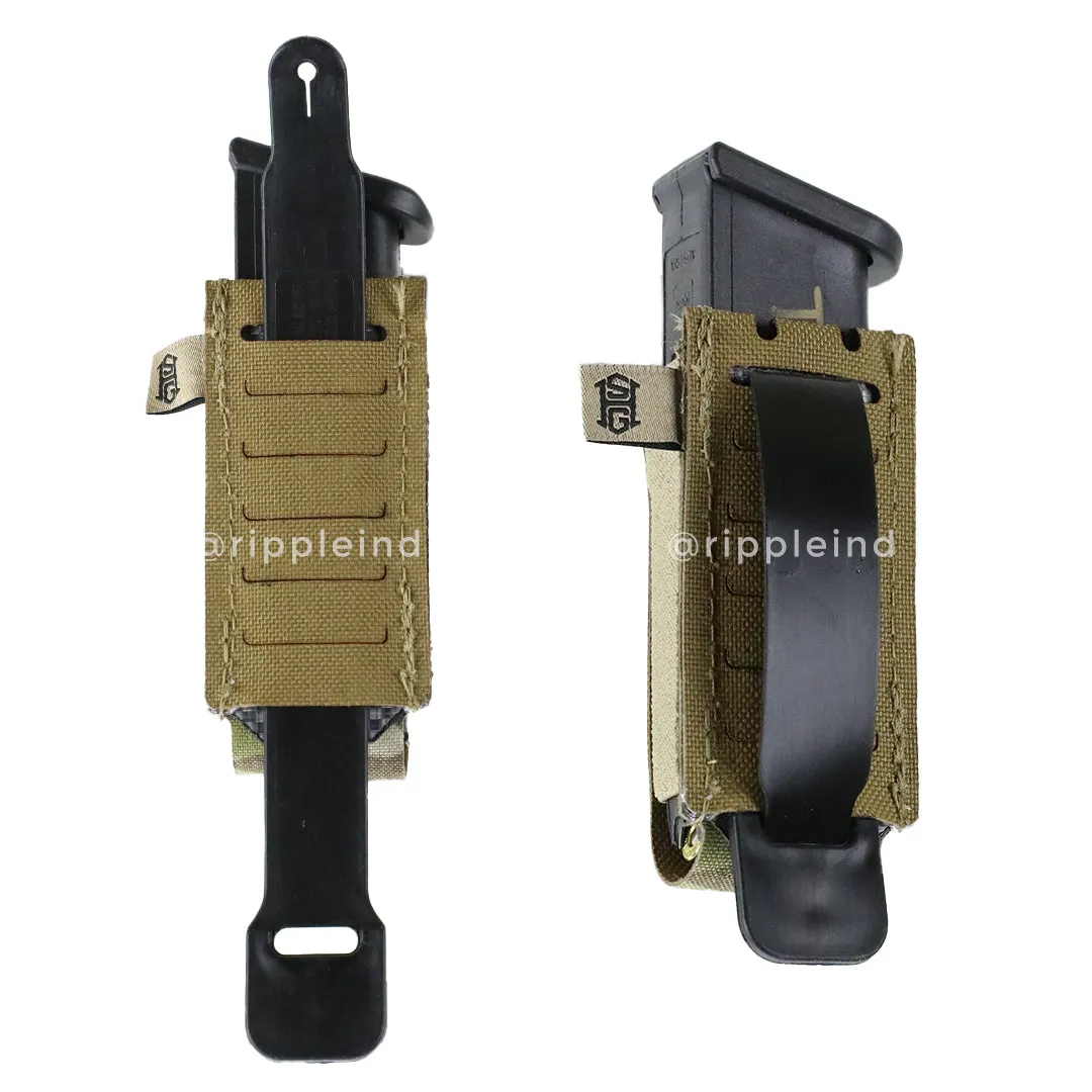 HSGI - Coyote Brown - Elastic Pistol Mag Pouch