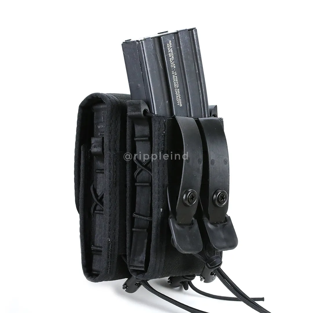 HSGI - LE Blue - DUTY Pistol Taco - COVERED (Double w/Rifle)