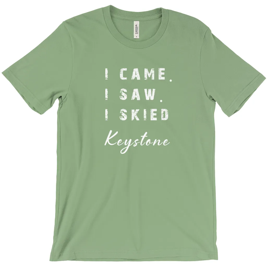 I came I saw I skied Keystone - T-Shirt