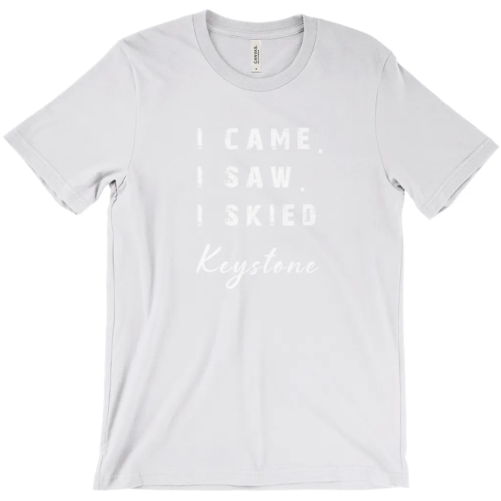 I came I saw I skied Keystone - T-Shirt