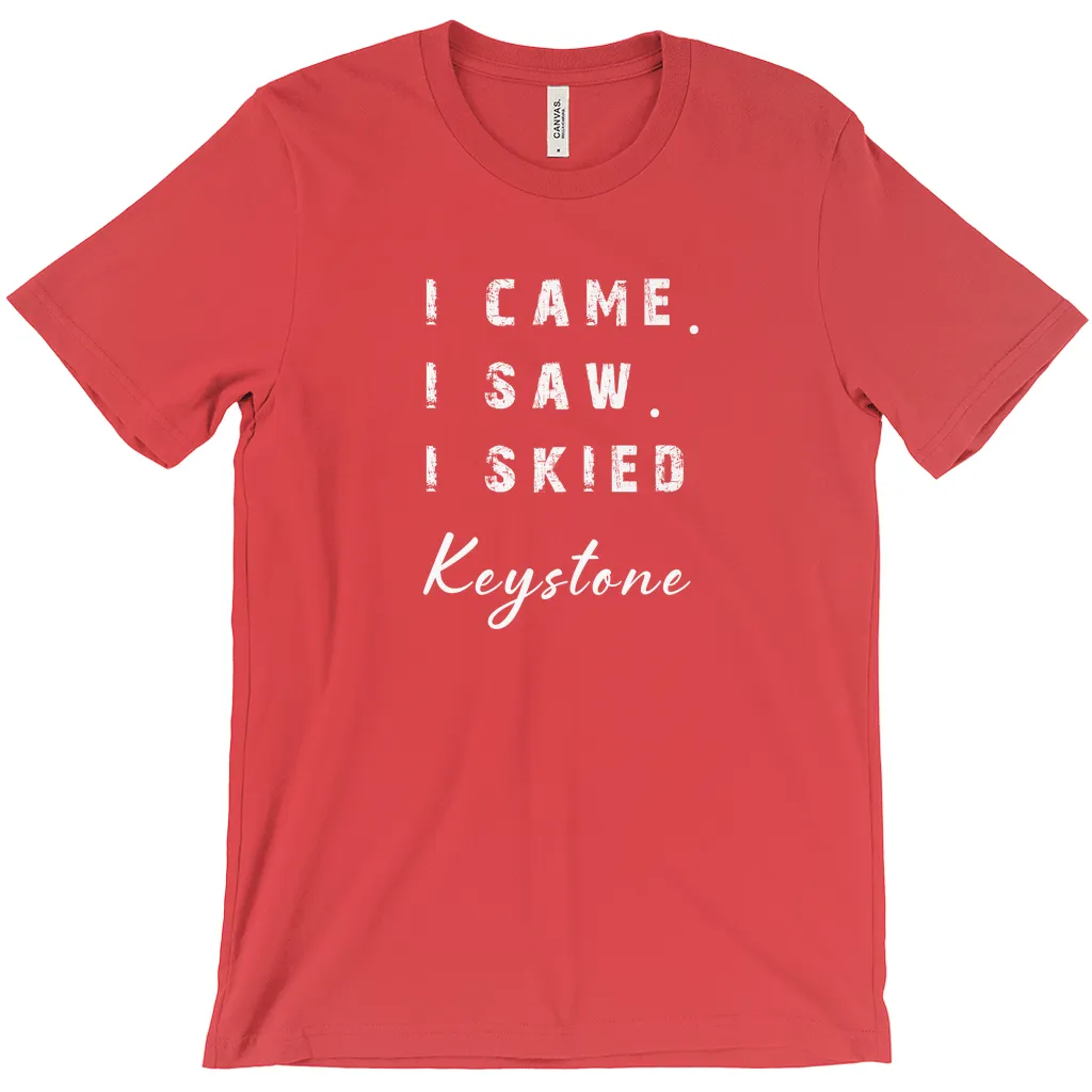 I came I saw I skied Keystone - T-Shirt
