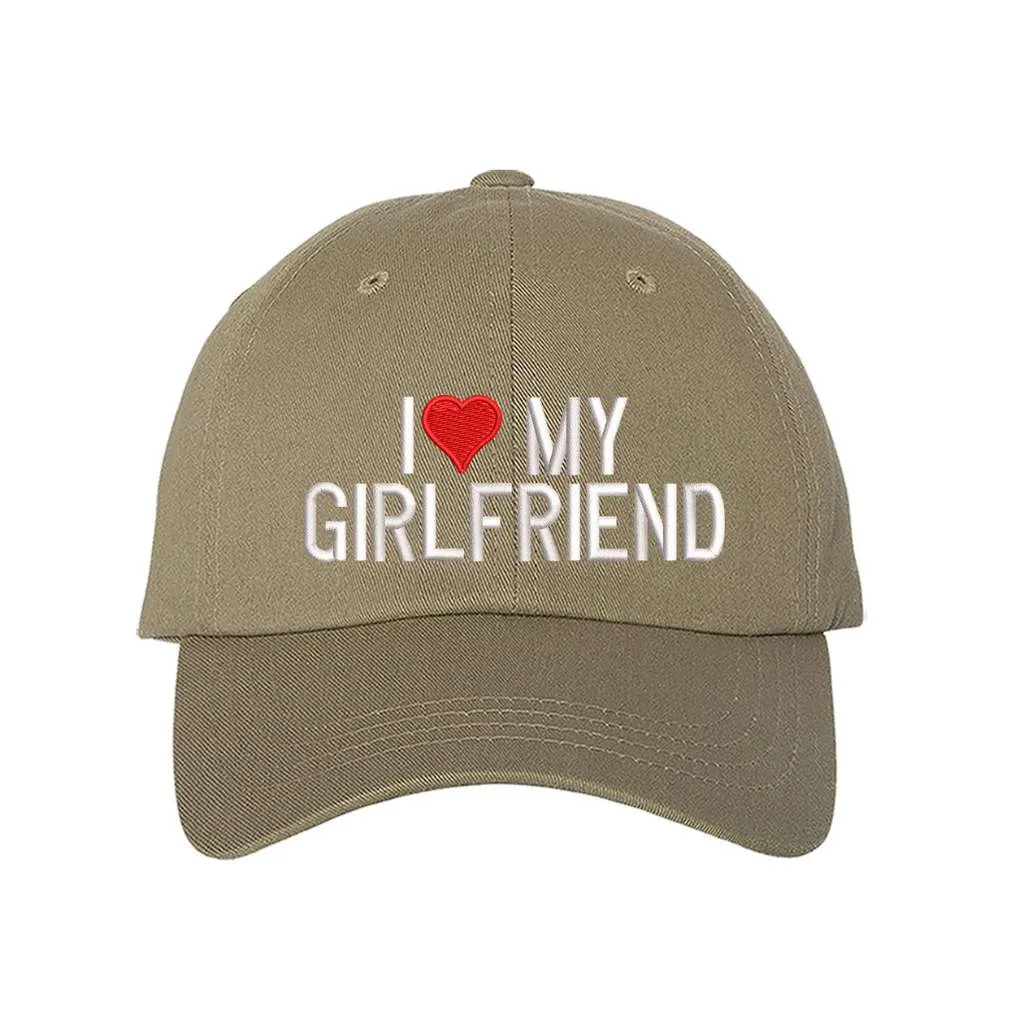 I Love My Girlfriend Baseball Hat