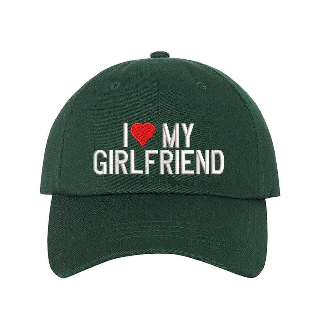 I Love My Girlfriend Baseball Hat