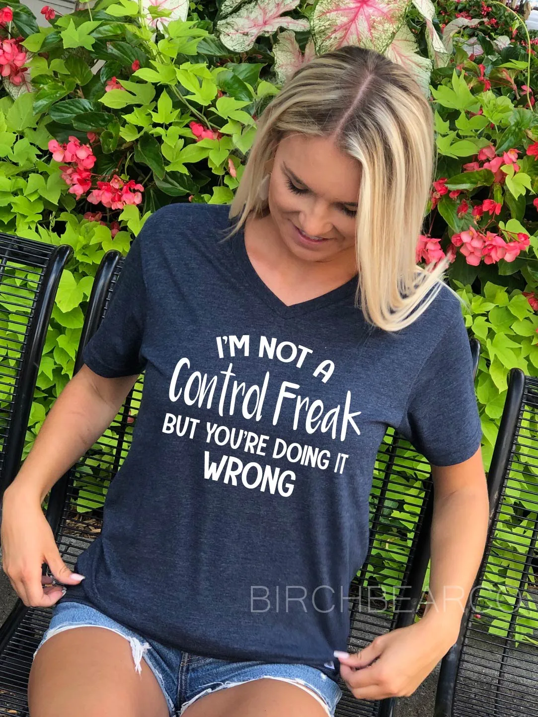Im Not A Control Freak But Youre Doing It Wrong Shirt - Unisex V Neck