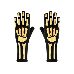 IN STOCK FINGERLESS EXTENDED METAL BONES GLOVES
