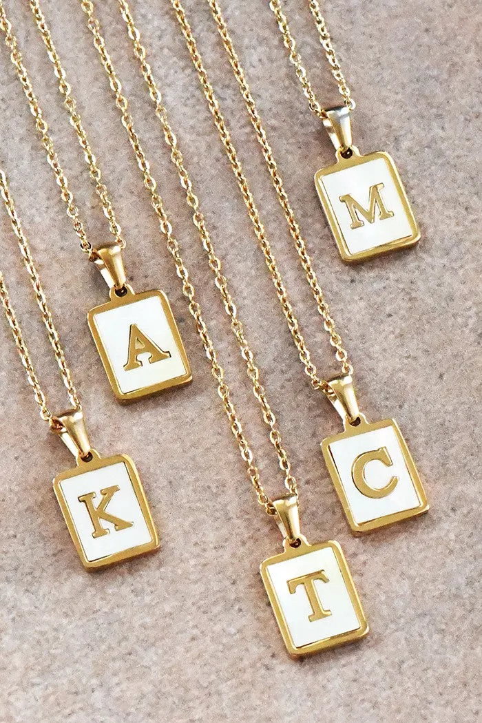 Initial Necklaces