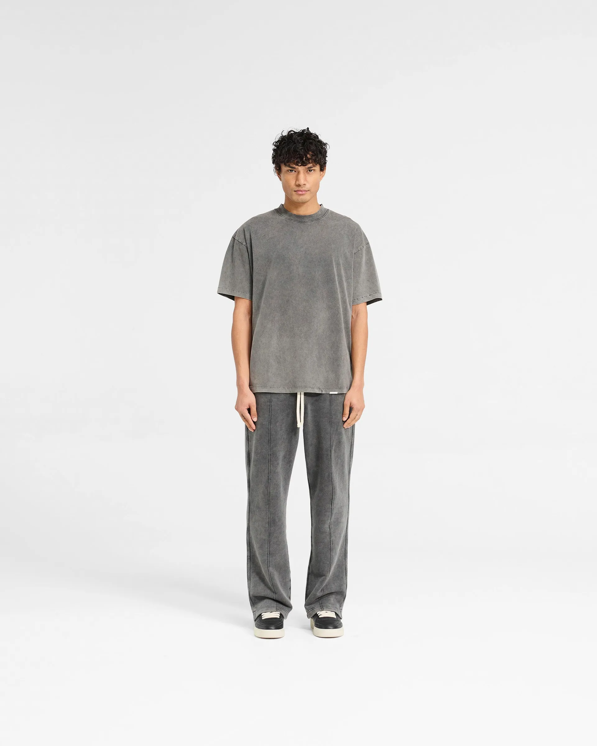 Initial Oversized T-Shirt - Vintage Grey