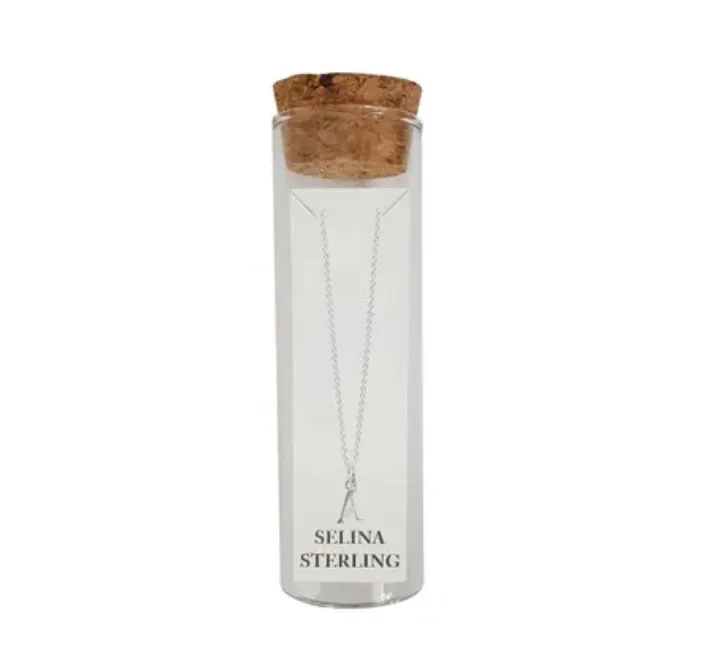 Initial Sterling Silver Necklaces