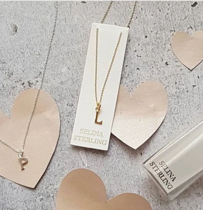 Initial Sterling Silver Necklaces