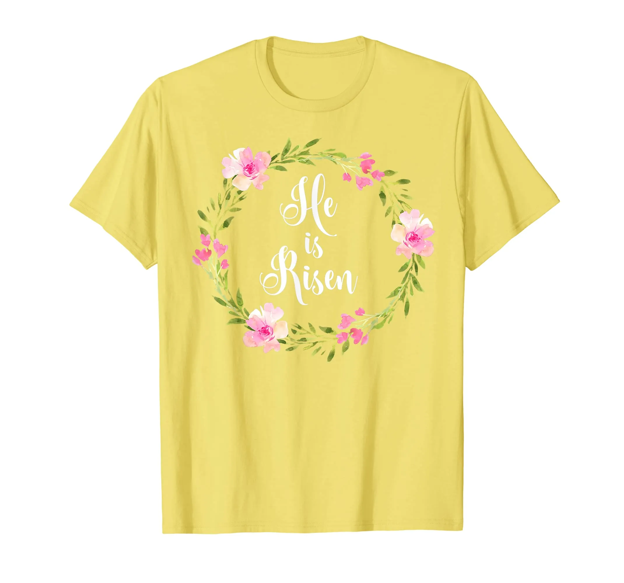 Inspirational He Is Risen T-shirts. Faith Tees for women.