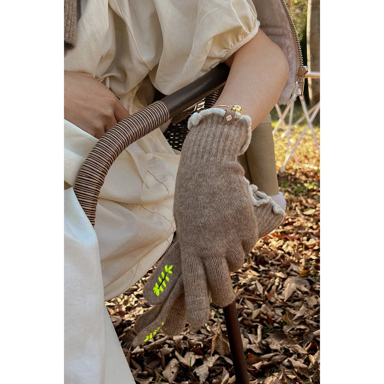 INSTOCK-Autumn and winter wool gloves