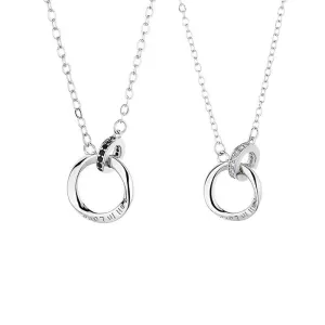 Interlocking Circle Matching Necklaces