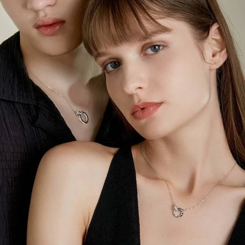 Interlocking Circle Matching Necklaces