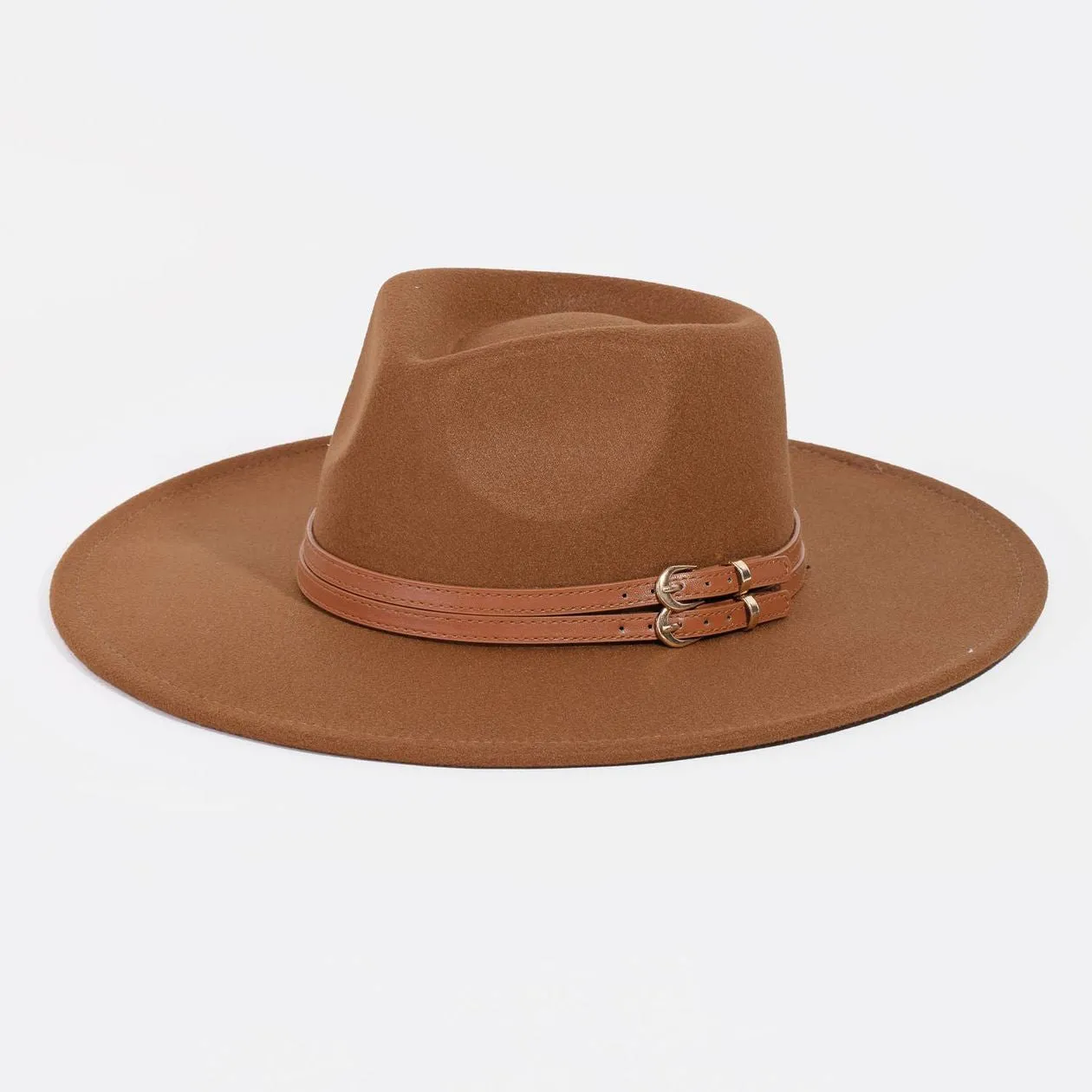 Irene Fedora Hat - Brown