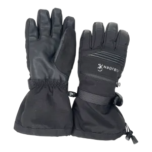 Isbjörn winter gloves, black | 11-14y