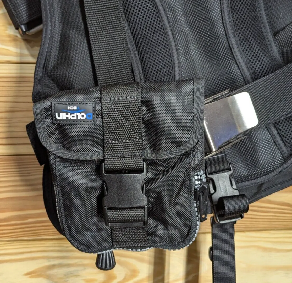 IST JT-WP4 Universal Dual Quick Release Tech BCD Weight Pocket, 8.8lb Scuba Dive