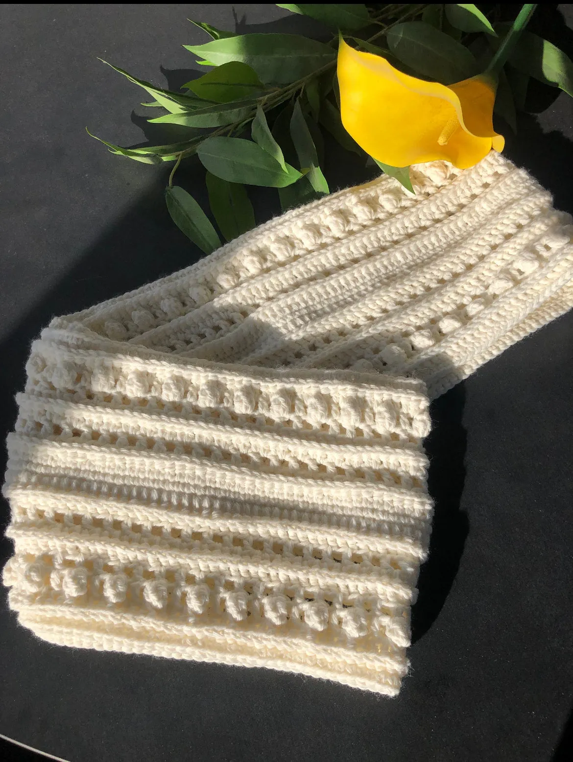 It will cool down soon Infinity Scarf Digital Pattern by Life in Loops