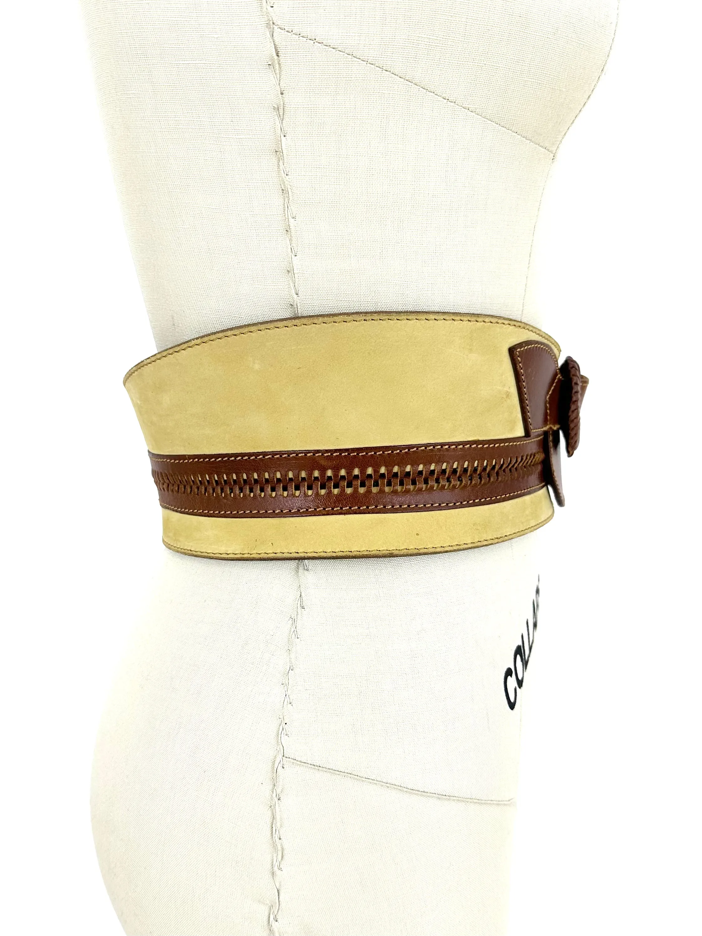Italian Leather Corset Belt