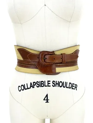 Italian Leather Corset Belt