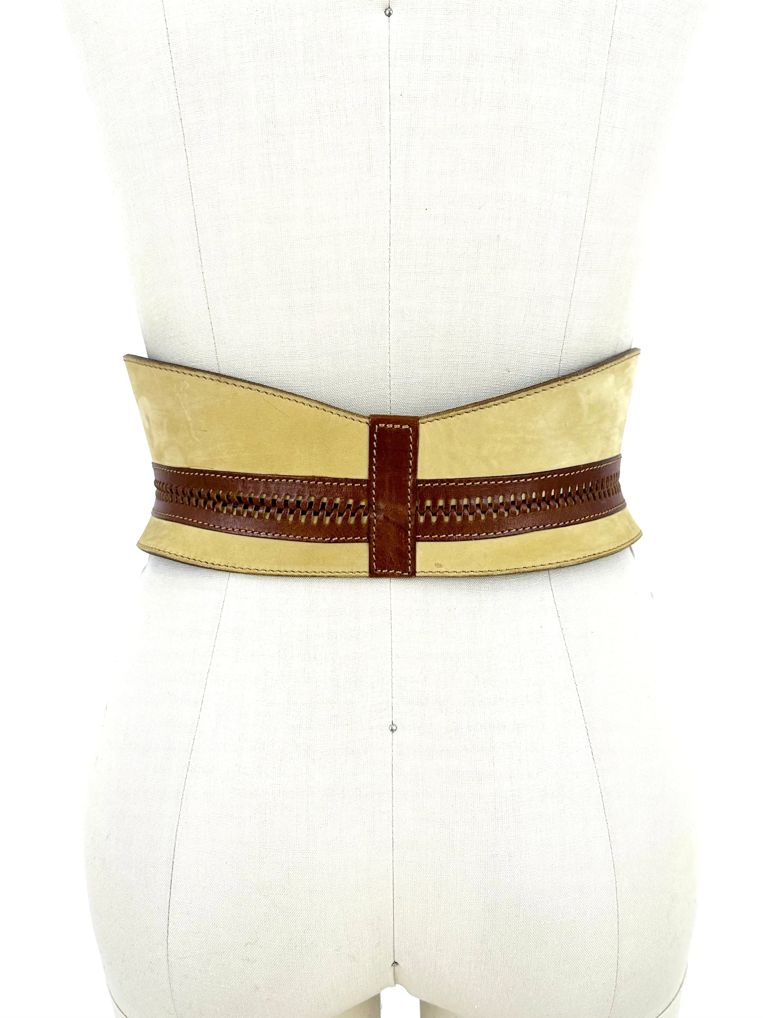 Italian Leather Corset Belt