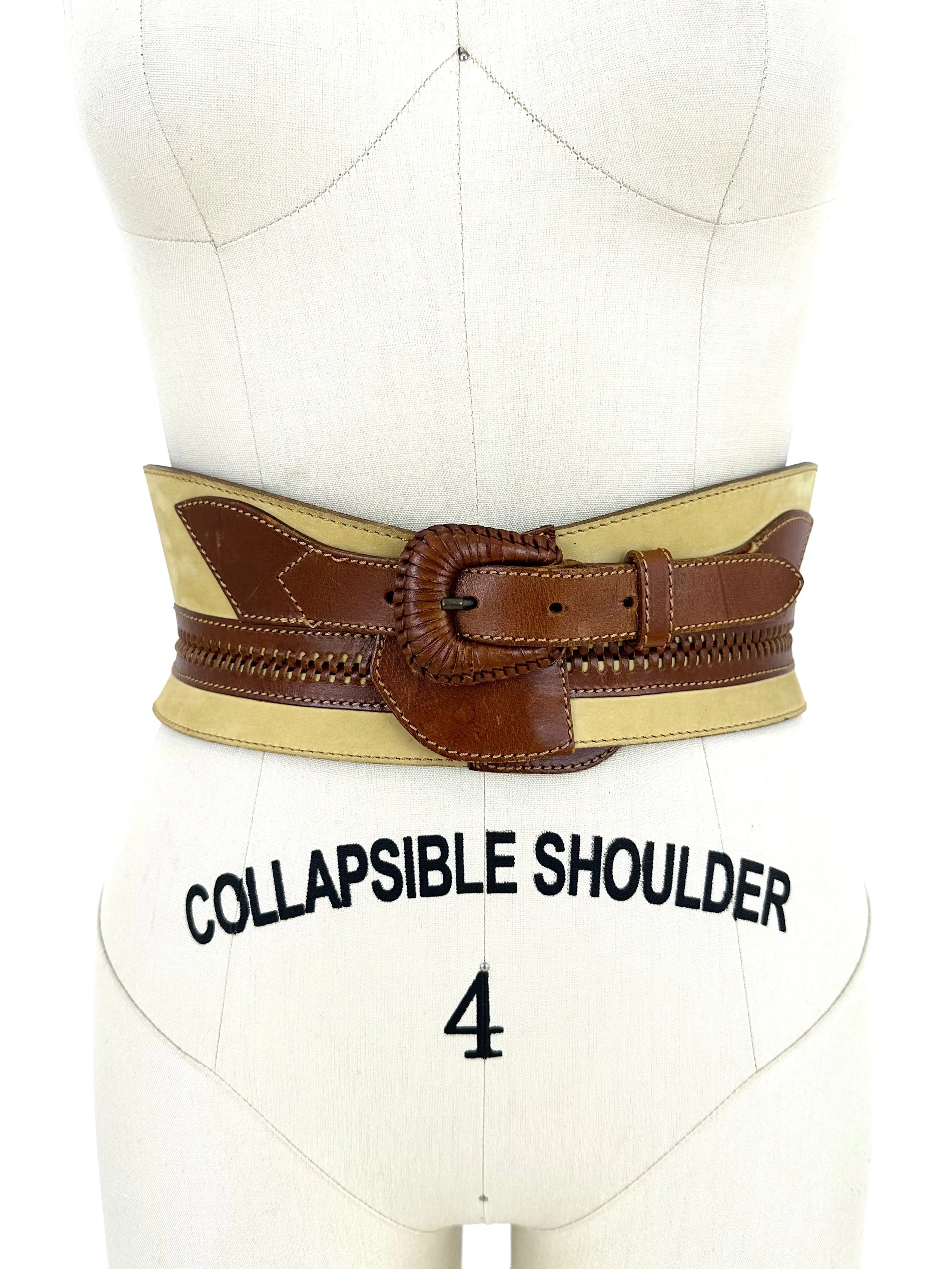Italian Leather Corset Belt
