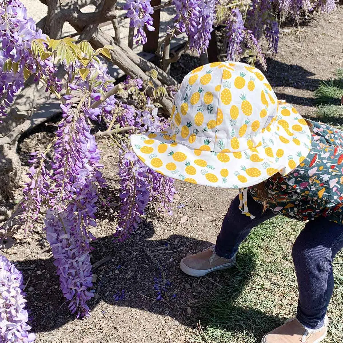 Jan & Jul Gro-With-Me Sun Hat - Yellow Pineapple