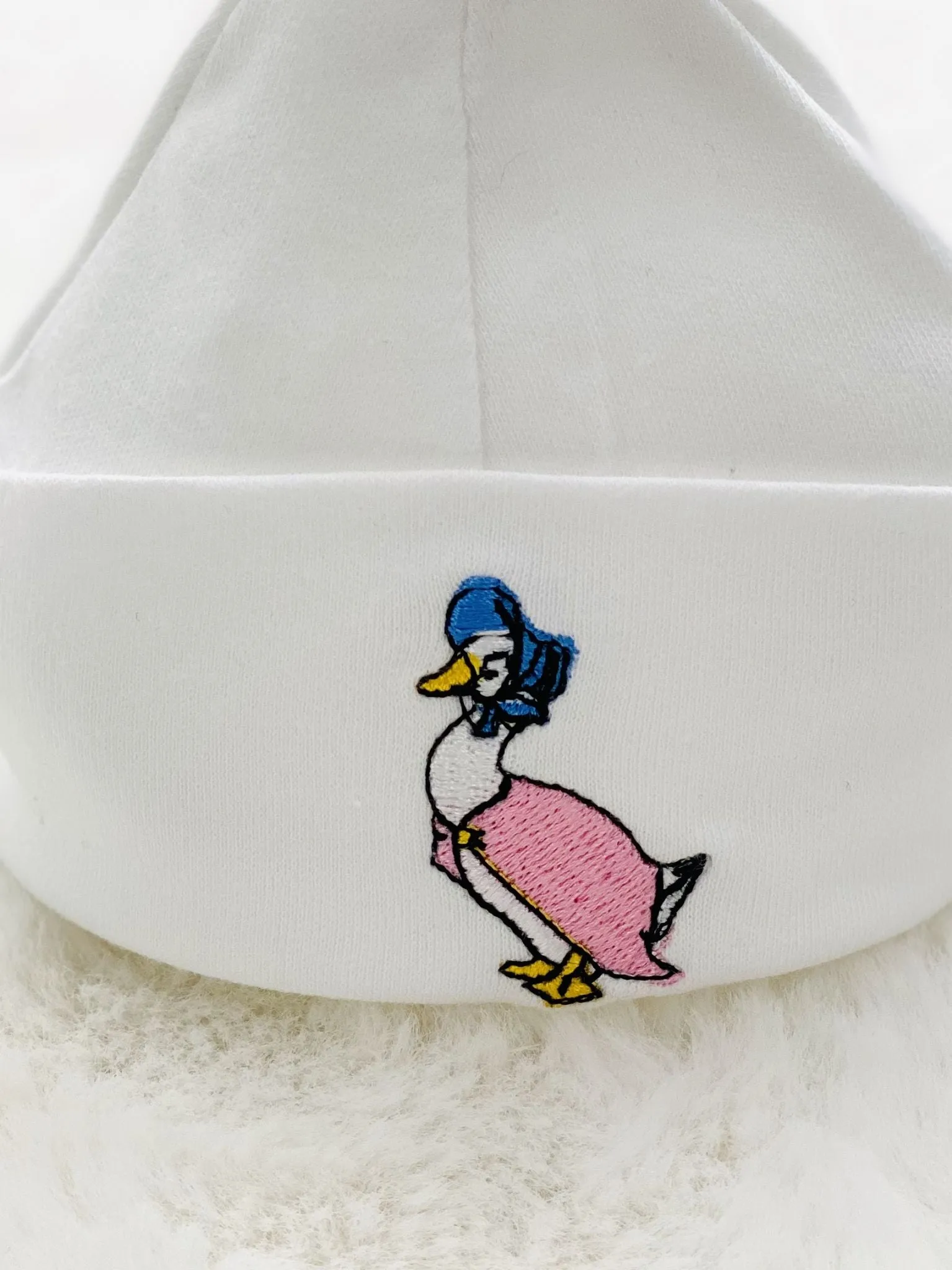 Jemima Puddle Duck Beanie Hat - White