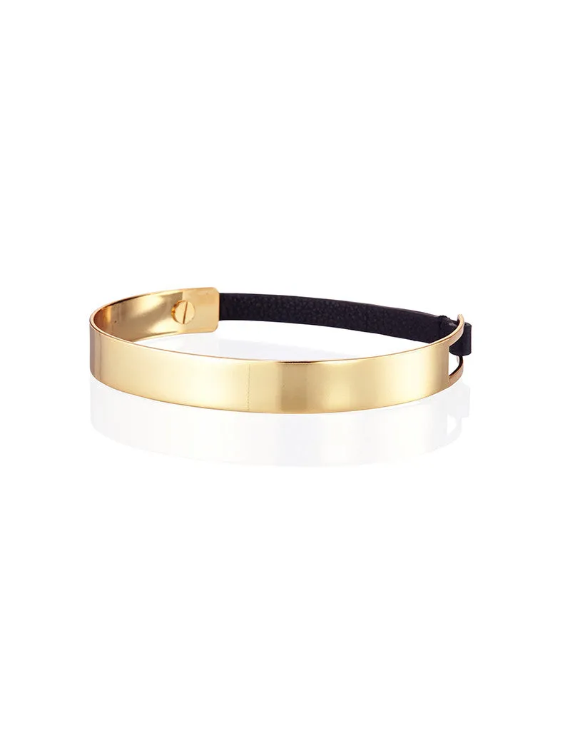 Jenny Bird Jane Choker in High Polish Gold