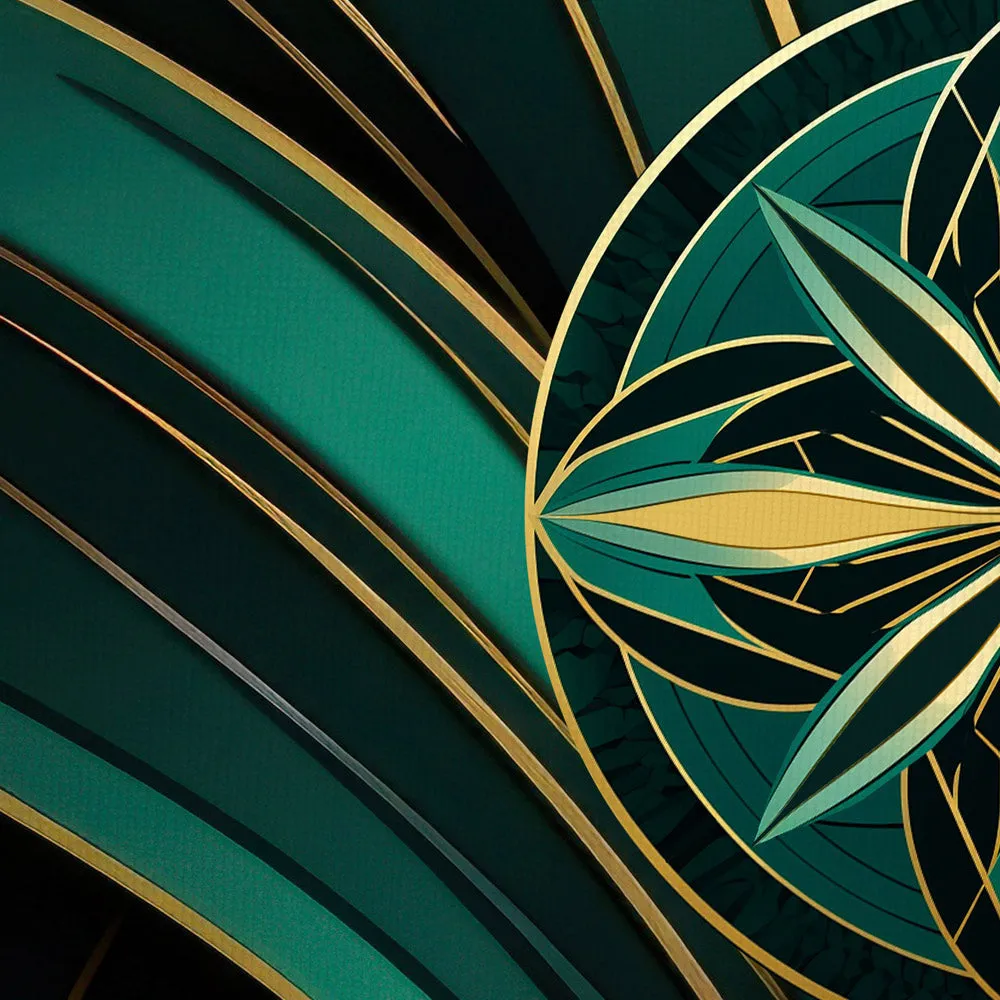 Jewels of Art Deco - Emerald-Flower