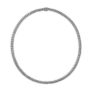 John Hardy Silver Chain Curb-Link Necklace